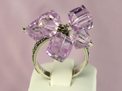 Lilac Swarovski Ring